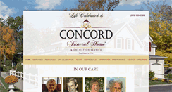 Desktop Screenshot of concordfuneral.com